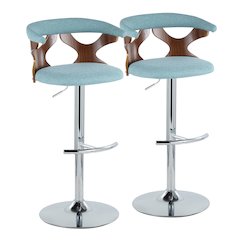Gardenia Adjustable Barstool - Set of 2