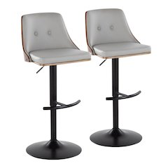 Gianna Adjustable Barstool - Set of 2