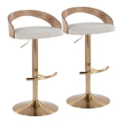Grotto Adjustable Barstool - Set of 2