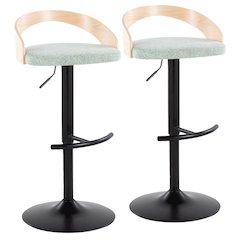 Grotto Adjustable Barstool - Set of 2