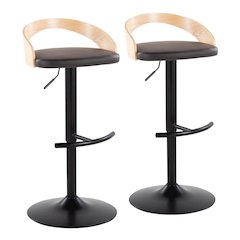 Grotto Adjustable Barstool - Set of 2