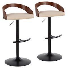 Grotto Adjustable Barstool - Set of 2