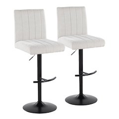 Hank Adjustable Barstool - Set of  2