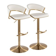 Jie Adjustable Barstool - Set of 2