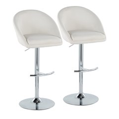 Matisse Highback Adjustable Barstool - Set of 2
