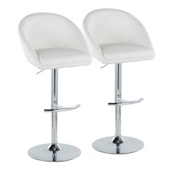 Matisse Highback Adjustable Barstool - Set of 2