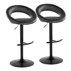 Posh Adjustable Barstool - Set of 2