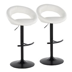 Posh Adjustable Barstool - Set of 2