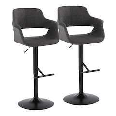 Vintage Flair Adjustable Barstool - Set of 2