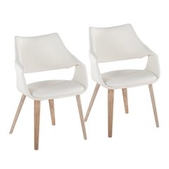 Curvo Highback Upholstered Chair - Set of 2