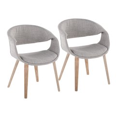 Curvo Upholstered Chair - Set of 2