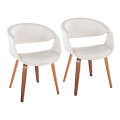 Curvo Upholstered Chair - Set of 2