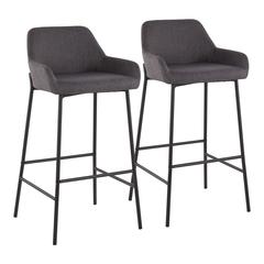 Daniella Fixed-Height Bar Stool - Set of 2