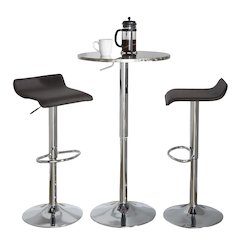 Bistro Round-Ale Bar Set - 3 Piece