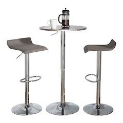 Bistro Round-Ale Bar Set - 3 Piece