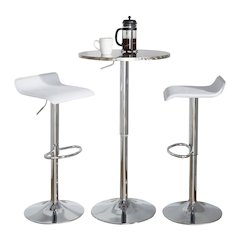 Bistro Round-Ale Bar Set - 3 Piece