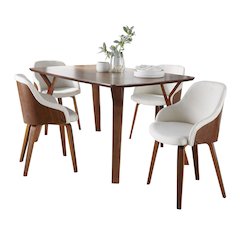Folia-Bacci Dining Set - 5 Piece