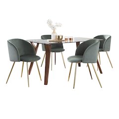 Folia-Fran Dining Set - 5 Piece
