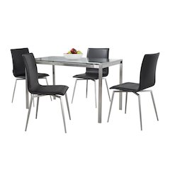 Fuji-Mason Upholstered Swivel Dining Set - 5 Piece