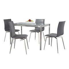 Fuji-Mason Upholstered Swivel Dining Set - 5 Piece