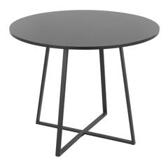 Black Metal, Black MDF Canary Cosmo Dining Table