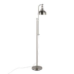 Nickel Emery Floor Lamp