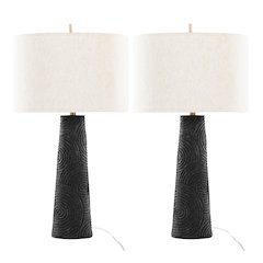 Kona 31" Polyresin Table Lamp - Set of 2