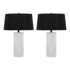 Petra 26" Polyresin Table Lamp - Set of 2