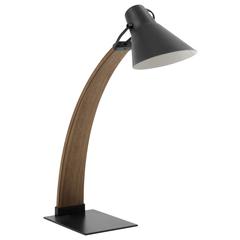 Walnut, Black Noah Table Lamp