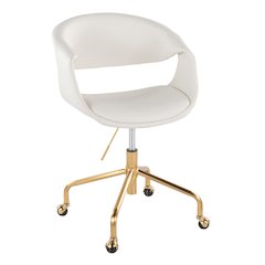 Curvo Upholstered 4-Star Task Chair