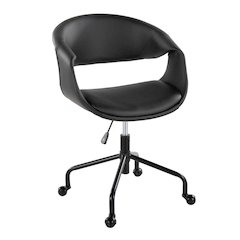 Curvo Upholstered 4-Star Task Chair