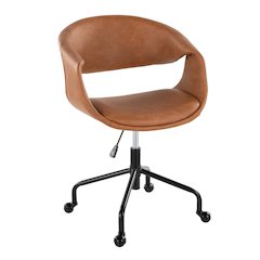 Curvo Upholstered 4-Star Task Chair