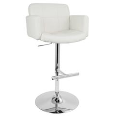 White Stout Barstool