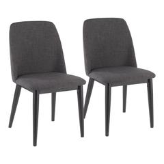 Charcoal, Black Tintori Dining Chair - Set Of 2