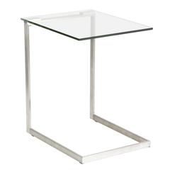 Glass Zenn Glass End Table