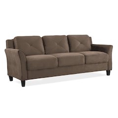 Hartford Sofa Rolled Arms Brown