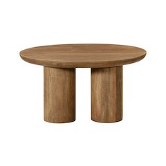 Sullivan Round Coffee Table - Spice Tan