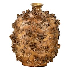 Golden Garden Jar Vase