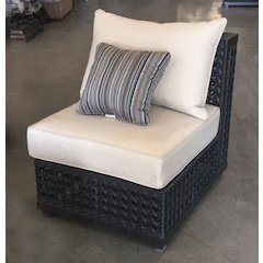 Monterey Outdoor Armless Single Seater
