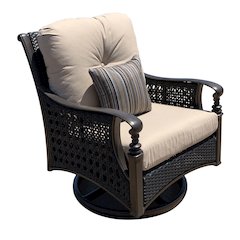 Monterey Swivel Rocking Club Chair