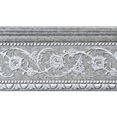 Grey and Silver Crown Molding 92 Inch