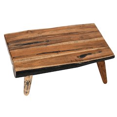 Teak Parisian Style 20X16X8 Inches Cutting Board With Natural Legs