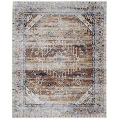 Melrose Transitional Distressed, Ivory/Red/Blue, 2' x 3' Accent Rug