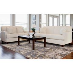 Waldor Metallic Abstract Rug, Gray/Taupe/Gold, 1ft-8in x 2ft-10in Accent Rug, 7353969FGLDSTEP18