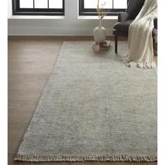 Caldwell Vintage Space Dyed Wool Rug, Blue/Light Gray, 2ft x 3ft Accent Rug, 8798802FBGEMLTP00