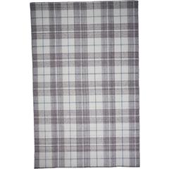 Crosby Eco-Friendly PET Dhurrie, Ivory/Taupe Gray, 3ft-6in x 5ft-6in Accent Rug, 8830566FIVYGRYC50