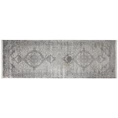Sarrant Vintage Space-Dyed Rug, Charcoal Gray, 2ft - 8in x 12ft, Runner, 9193967FCHL000I8C