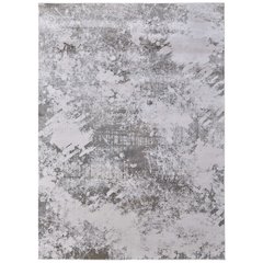 Waldor Modern Abstract, Gray/Silver/Taupe, 5' x 8' Area Rug