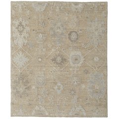 Grafton Transitional Floral & Botanical, Tan/Gray/Ivory, 7'-9" x 9'-9" Area Rug