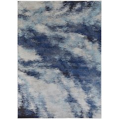Edgemont Modern Abstract, Blue/Ivory, 10' x 14' Area Rug